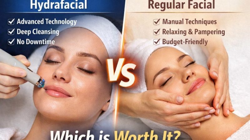 Hydrafacial vs Regular Facial by morningsun