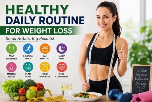 Healthy Daily Routine for Weight Loss by Morningsun