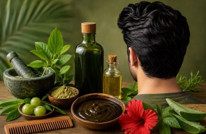 Ayurvedic Hair Care for Men by Morningsun