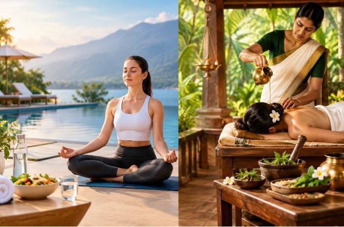 ayurveda retreat vs western wellness retreat